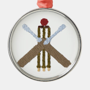 Cricket Round Weihnachtsbaum Dekoration