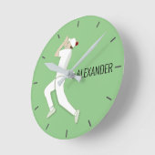 Cricket Runde Wanduhr (Winkel)