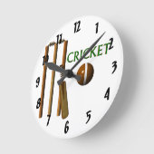 Cricket Runde Wanduhr (Winkel)