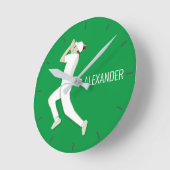 Cricket Runde Wanduhr (Winkel)