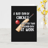 Cricket Saying Cricket Player Gift Karte (Gelbe Blume)