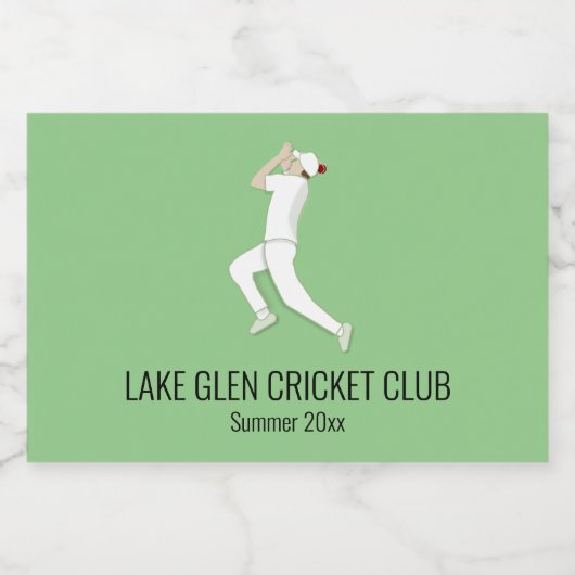 Cricket Schaumweinetikett (Einzelnes Label)