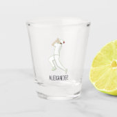Cricket Schnapsglas (Vorderseite)