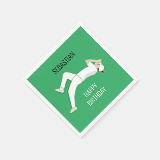 Cricket Serviette (Ecke)