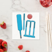 Cricket Set Paper Napkins Serviette (Beispiel)