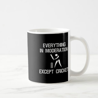Cricket-Spiel - Lustige Moderation - Spieler Kaffeetasse