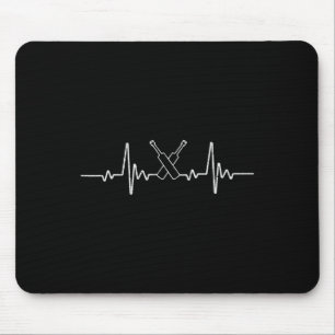 Cricket-Spiel lustiger Herzschlag für Spieler T Lo Mousepad