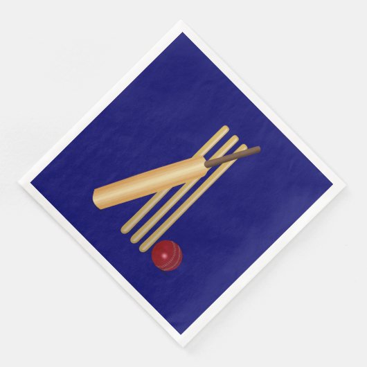 Cricket-Spiel Serviette (Ecke)