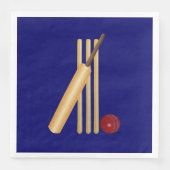 Cricket-Spiel Serviette (Vorderseite)