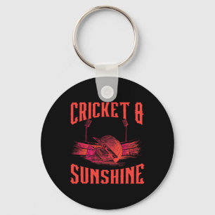 Cricket-Spiel Sport Cricket-Spieler Cricket und So Schlüsselanhänger