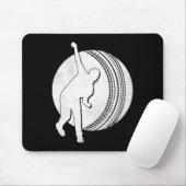 Cricket-Spieler 12  Mousepad (Mit Mouse)