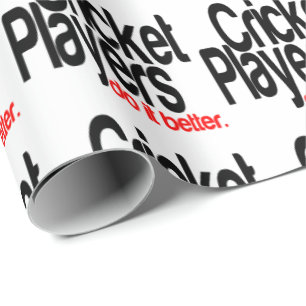 Cricket-Spieler machen es besser Geschenkpapier