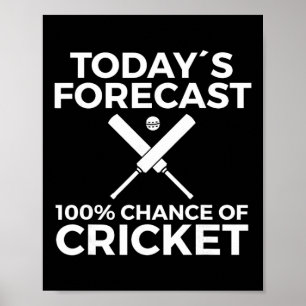 Cricket-Spieler  Poster