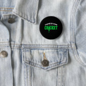 Cricket-Spieler-Training Cricket Männer  Button (Beispiel)