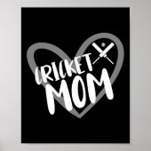 Cricket-Spielerin Mutter  Poster (Vorne)