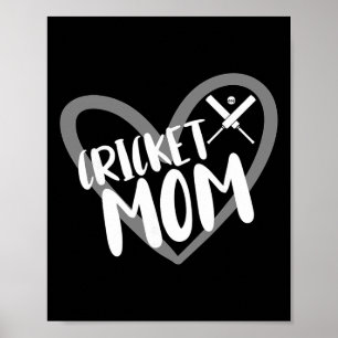 Cricket-Spielerin Mutter Poster