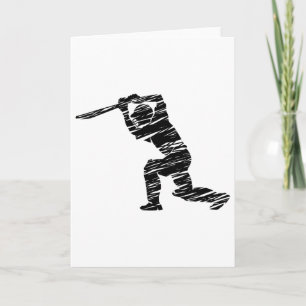 Cricket Sport Spieler 1 Karte