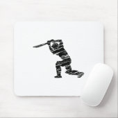 Cricket Sport Spieler 1  Mousepad (Mit Mouse)