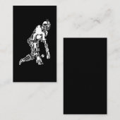 Cricket Sport Symbols Cricket Player Visitenkarte (Vorne/Hinten)