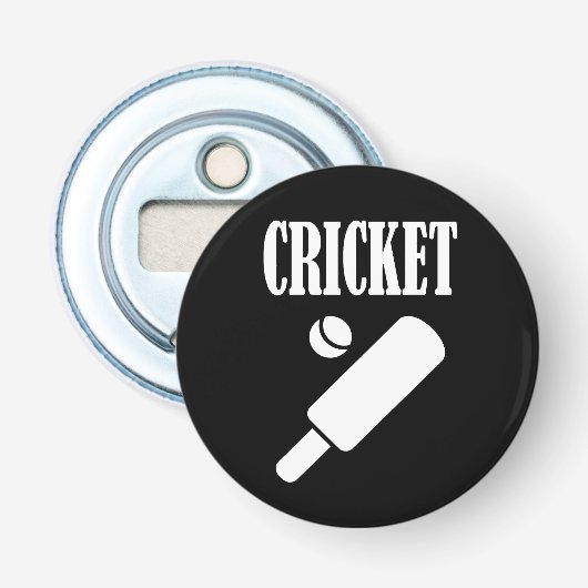 Cricket-Sportgeschenk Flaschenöffner (Vorderseite)