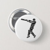 Cricket-Sportler 6 Button (Vorne & Hinten)