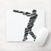 Cricket-Sportler 6 Mousepad (Mit Mouse)