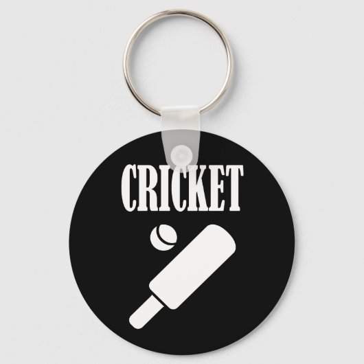 Cricket Sports Geschenk Schlüsselanhänger (Vorderseite)
