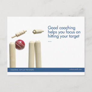 Cricket Sports Postcard Postkarte