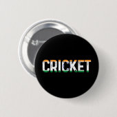 Cricket-Sportspieler Indien Cricket  Button (Vorne & Hinten)