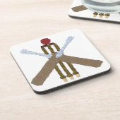 Cricket Square Drinks Untersetzer (Linke Seite)