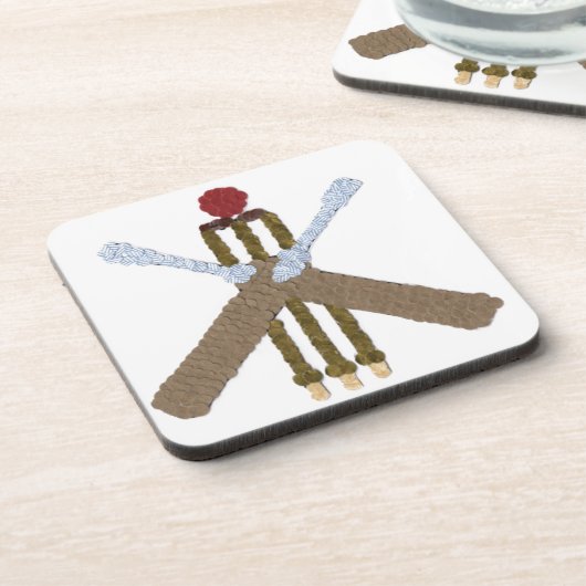 Cricket Square Drinks Untersetzer (Linke Seite)