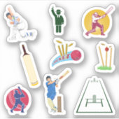 Cricket Stickers Aufkleber (Vorderseite)