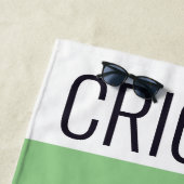 Cricket Strandtuch (Beispiel)