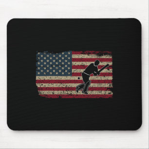 Cricket T Amerika Flagge Uns Tsman Cricketspieler Mousepad