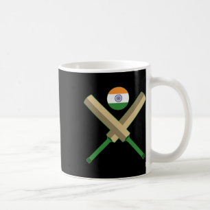 Cricket T Cricket Ll Indische Flagge Indien Cricke Kaffeetasse