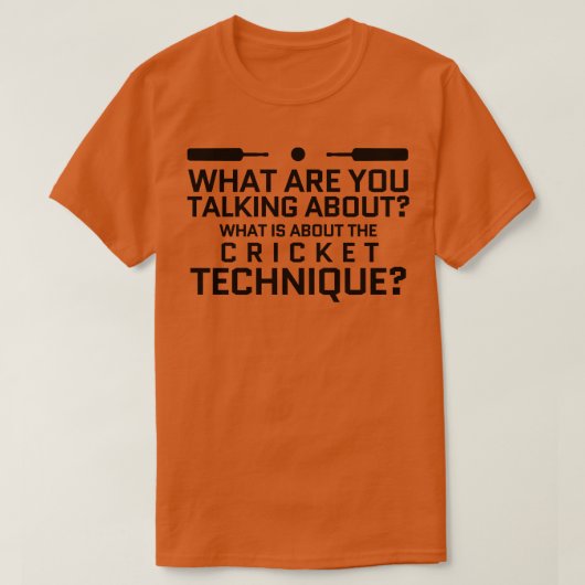 Cricket T-Shirt (Design vorne)