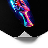 Cricket T Vector Spieler 3 Poster (Ecke)