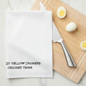 Cricket Team Geschirrtuch (Viertel Falte)