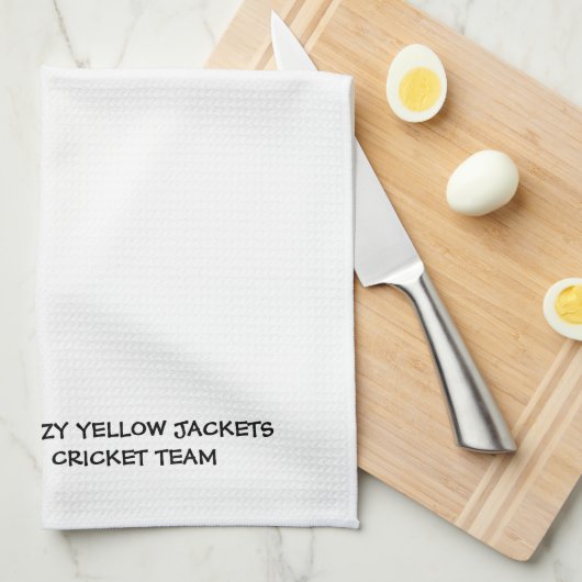 Cricket Team Geschirrtuch (Viertel Falte)