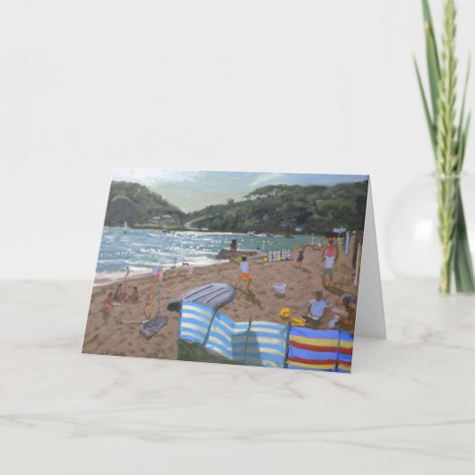 Cricket Teignmouth Feiertagskarte (Vorderseite)