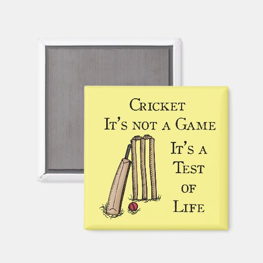 Cricket-Test-Kühlschrankmagnet Magnet (Vorderseite/Rückseite)