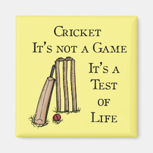 Cricket-Test-Kühlschrankmagnet Magnet