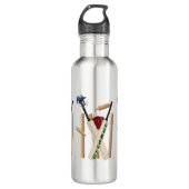 Cricket the Game Allrounder, Edelstahlflasche (Vorderseite)