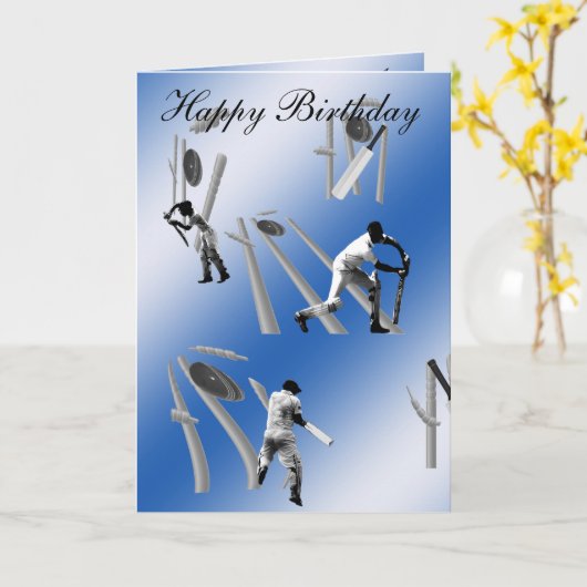 Cricket The Game Karte (Gelbe Blume)