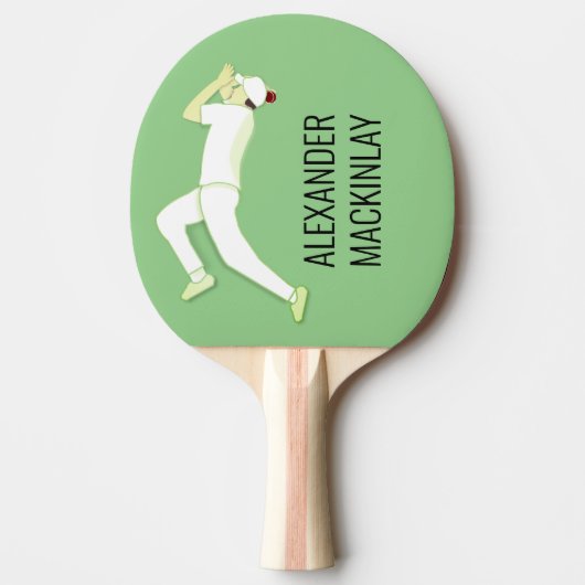 Cricket Tischtennis Schläger (Vorderseite)