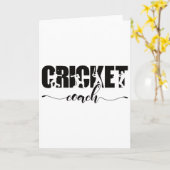 Cricket-Trainer Karte (Gelbe Blume)