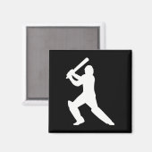 Cricket Tter 1 Magnet (Vorderseite/Rückseite)