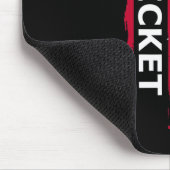 Cricket und Cricketspieler Mousepad (Ecke)
