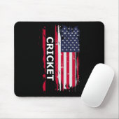 Cricket und Cricketspieler Mousepad (Mit Mouse)