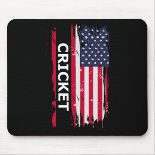 Cricket und Cricketspieler  Mousepad